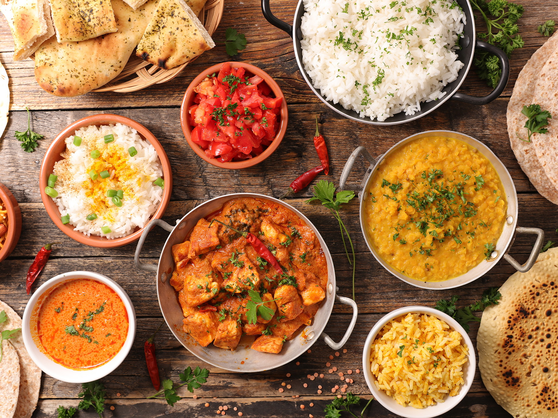 You can find many curry houses in Manchester.