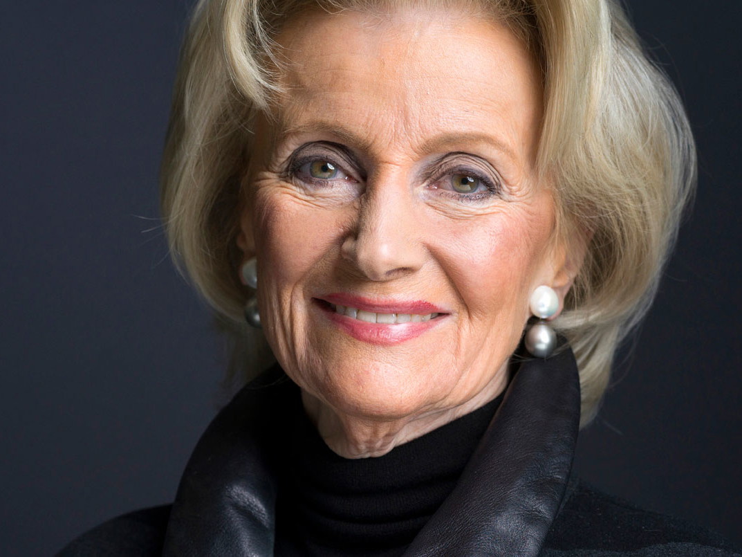 Elisabeth Gürtler, eine strahlende Kraft seit mehreren Jahrzehnten. 