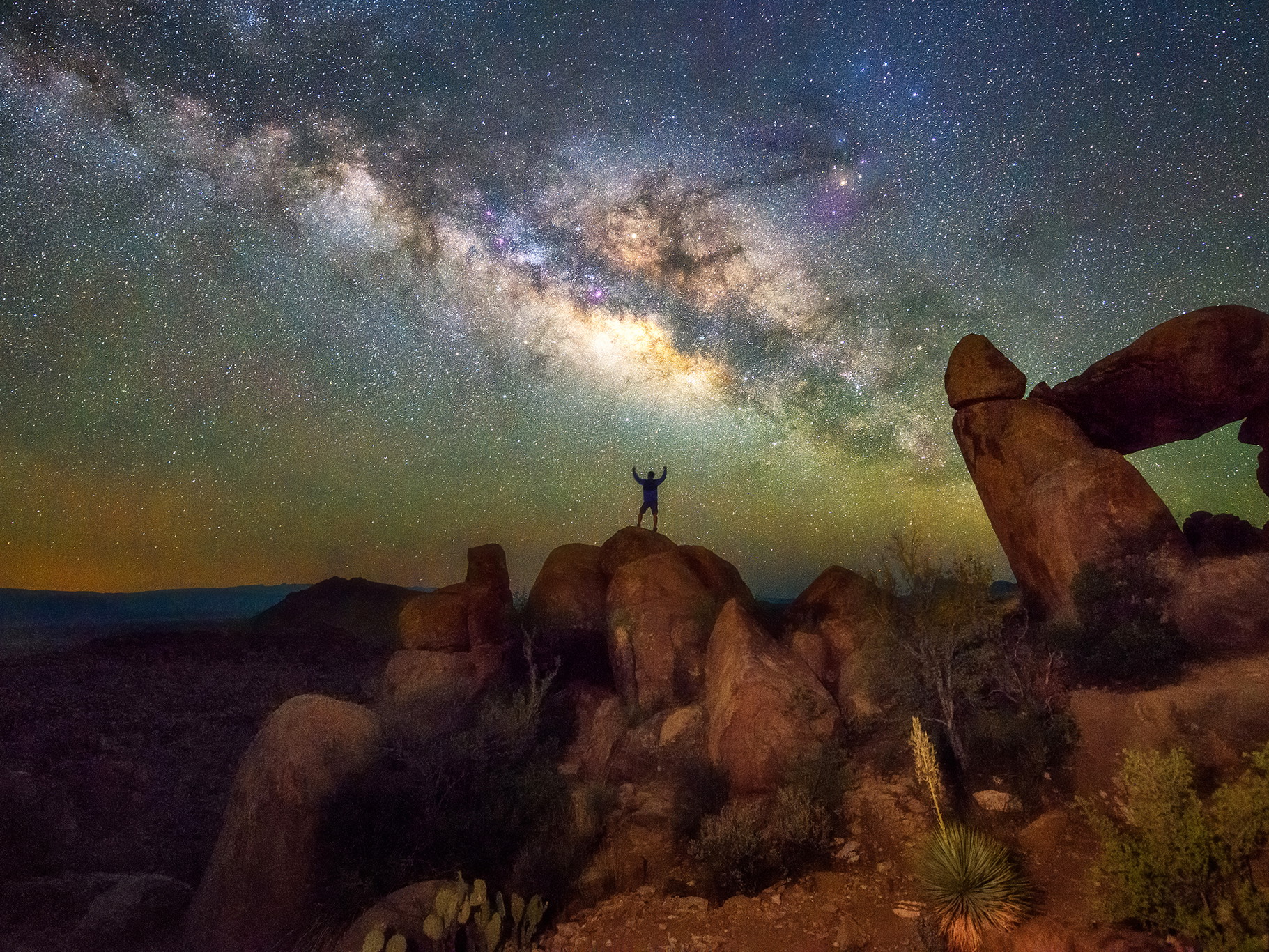 Balanced Rock, Big Bend National Park, Texas.