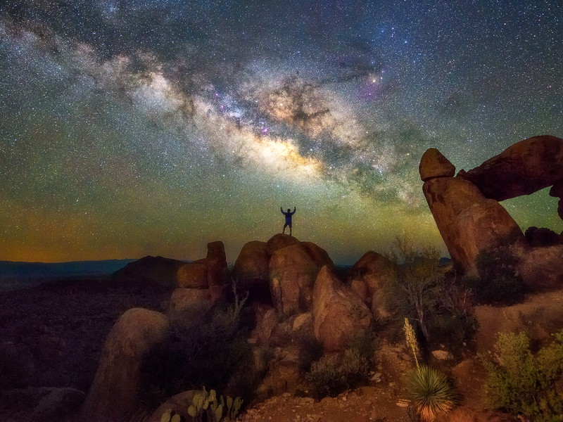 Balanced Rock, Big Bend National Park, Texas.