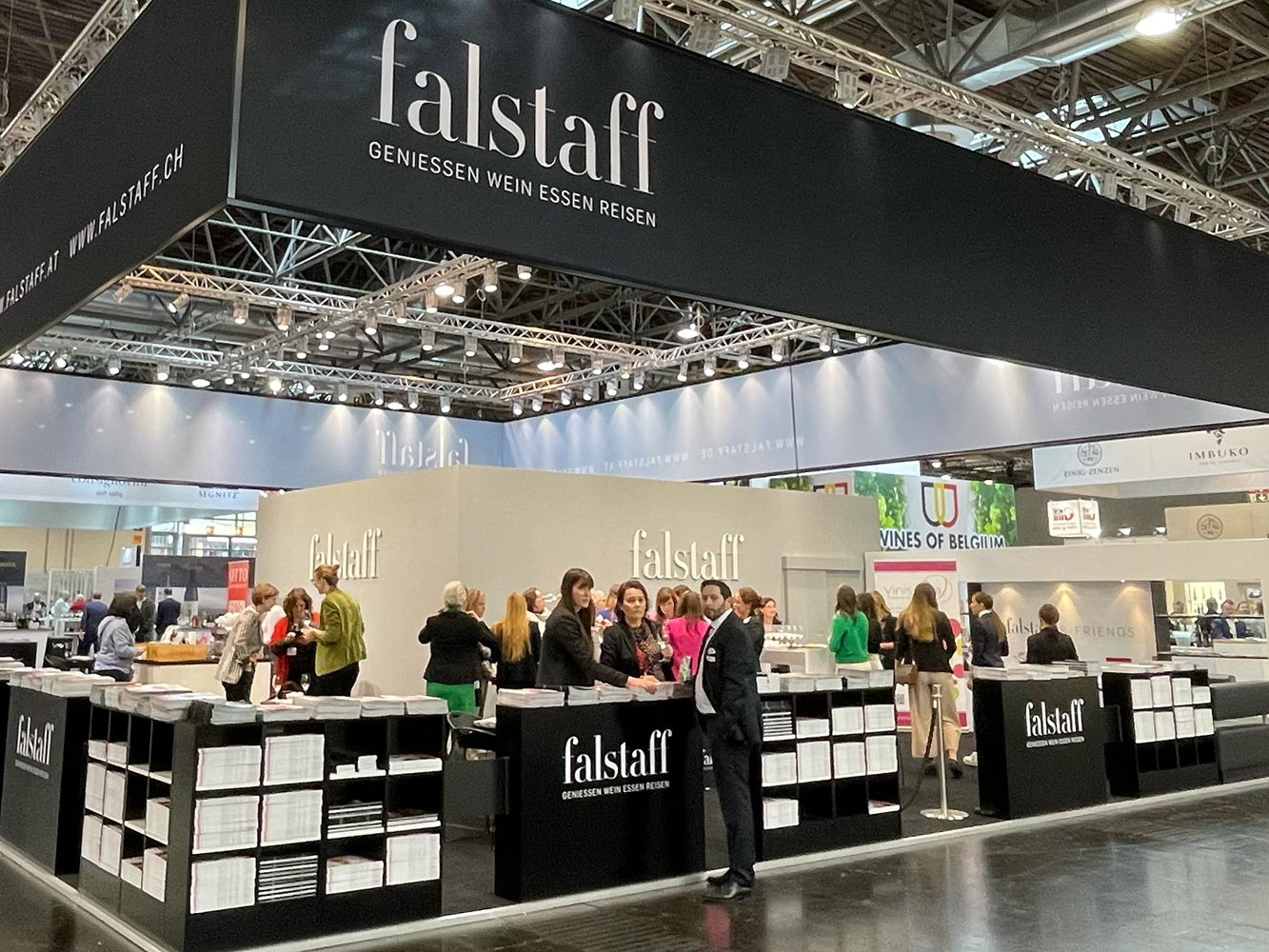 Falstaff auf der ProWein 2023. 