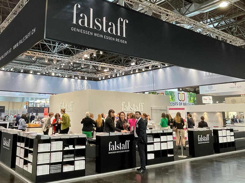 Falstaff auf der ProWein 2023. 
