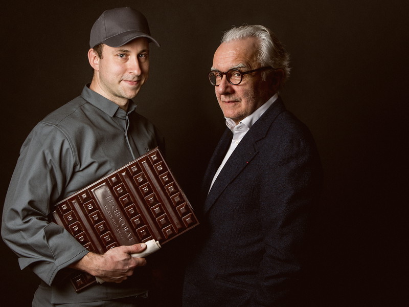 Julien Kientzler und Alain-Ducasse.