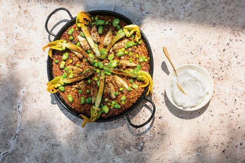 Paella mit Allioli von Zizi Hattab.
