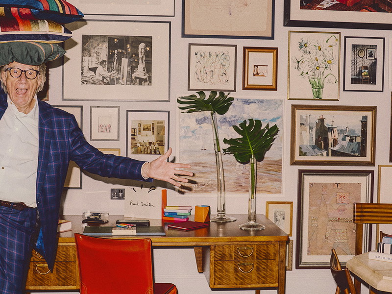 Sir Paul Smith in Sir Paul Smith Suite, Brown´s Hotel, London