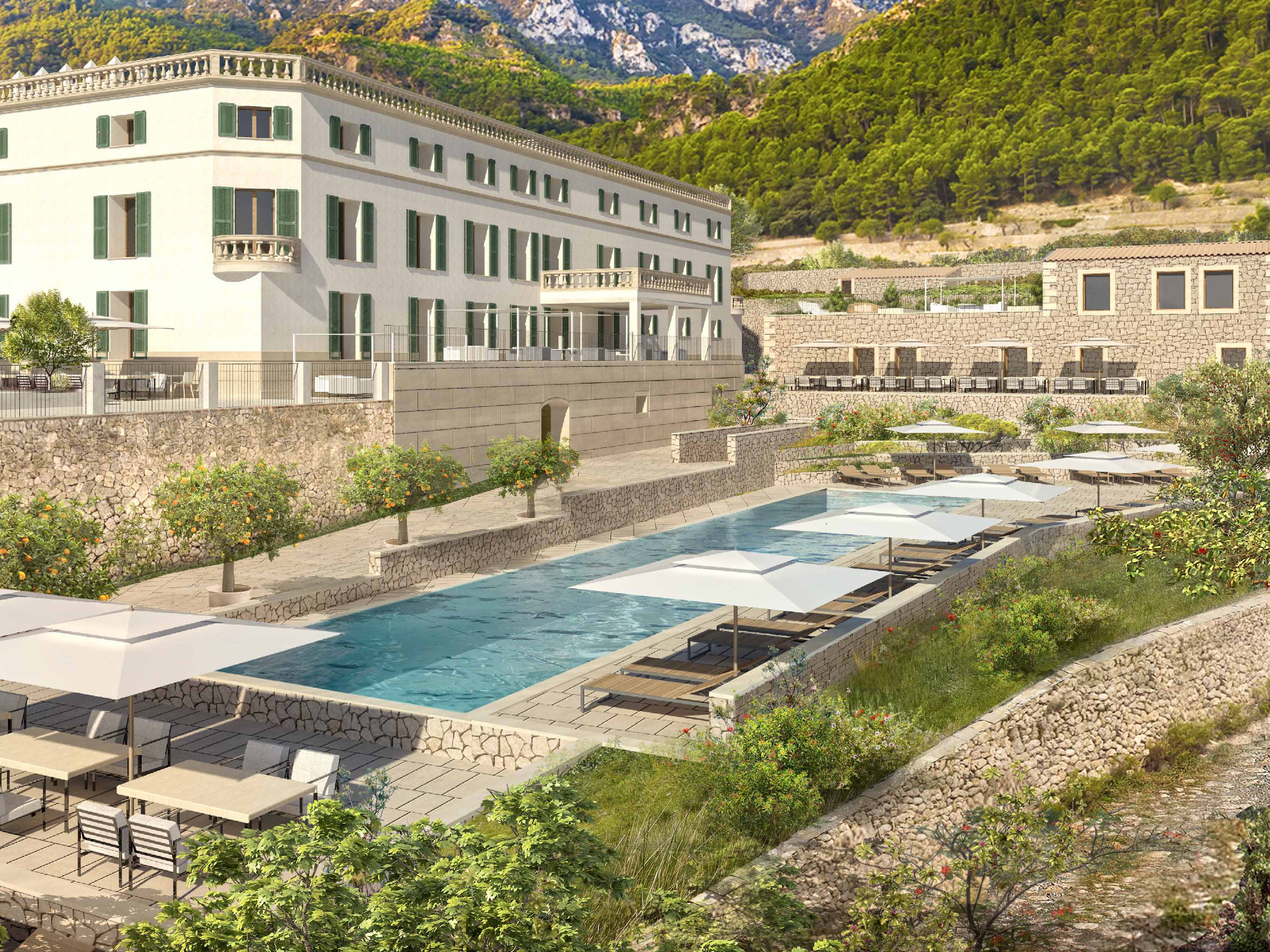 Das »Hotel Son Bunyola« wird von Bransons Unternehmen «Virgin Limited Edition« betrieben.