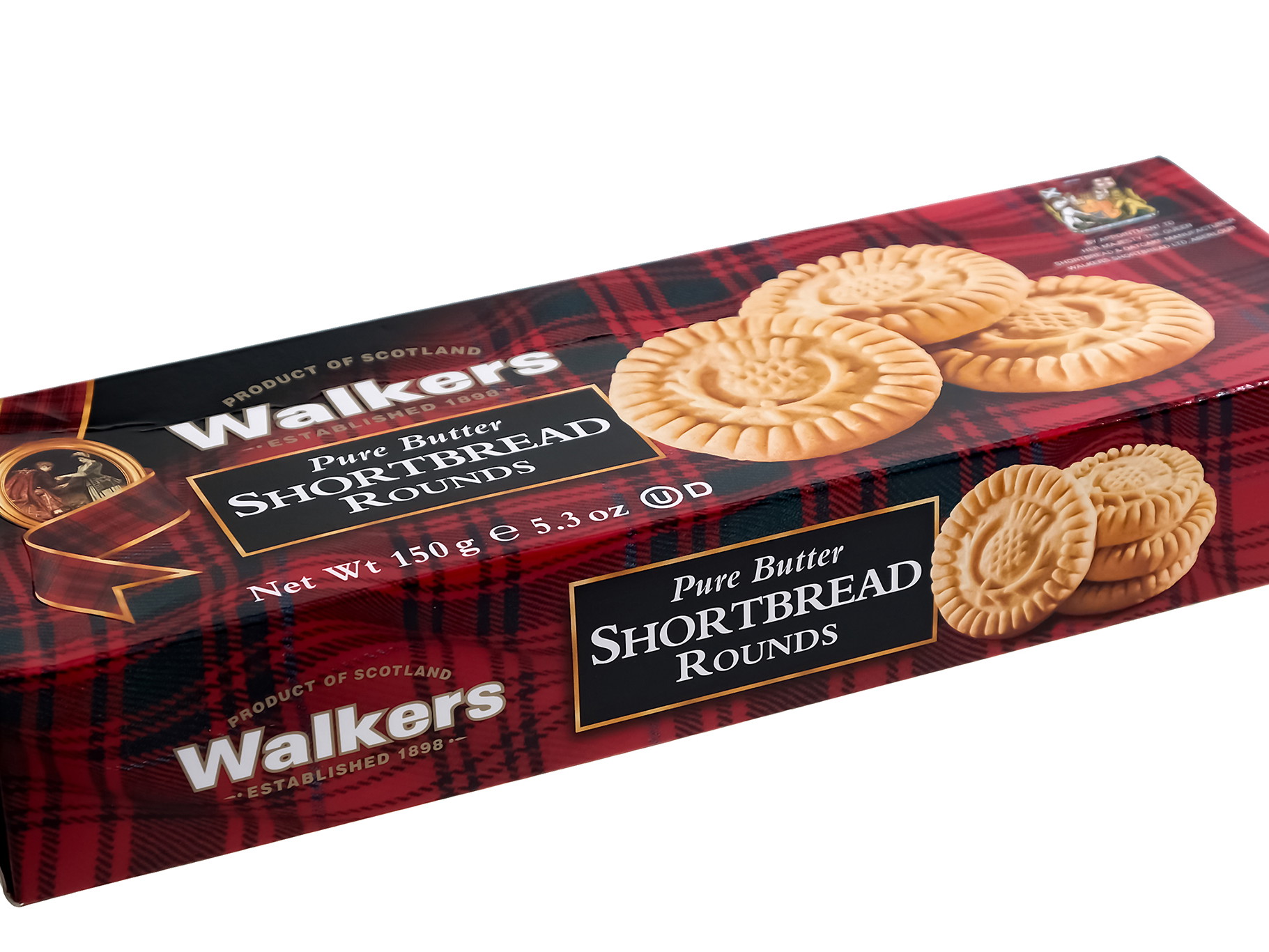 Box of Walkers Scottish pure butter shortbread 