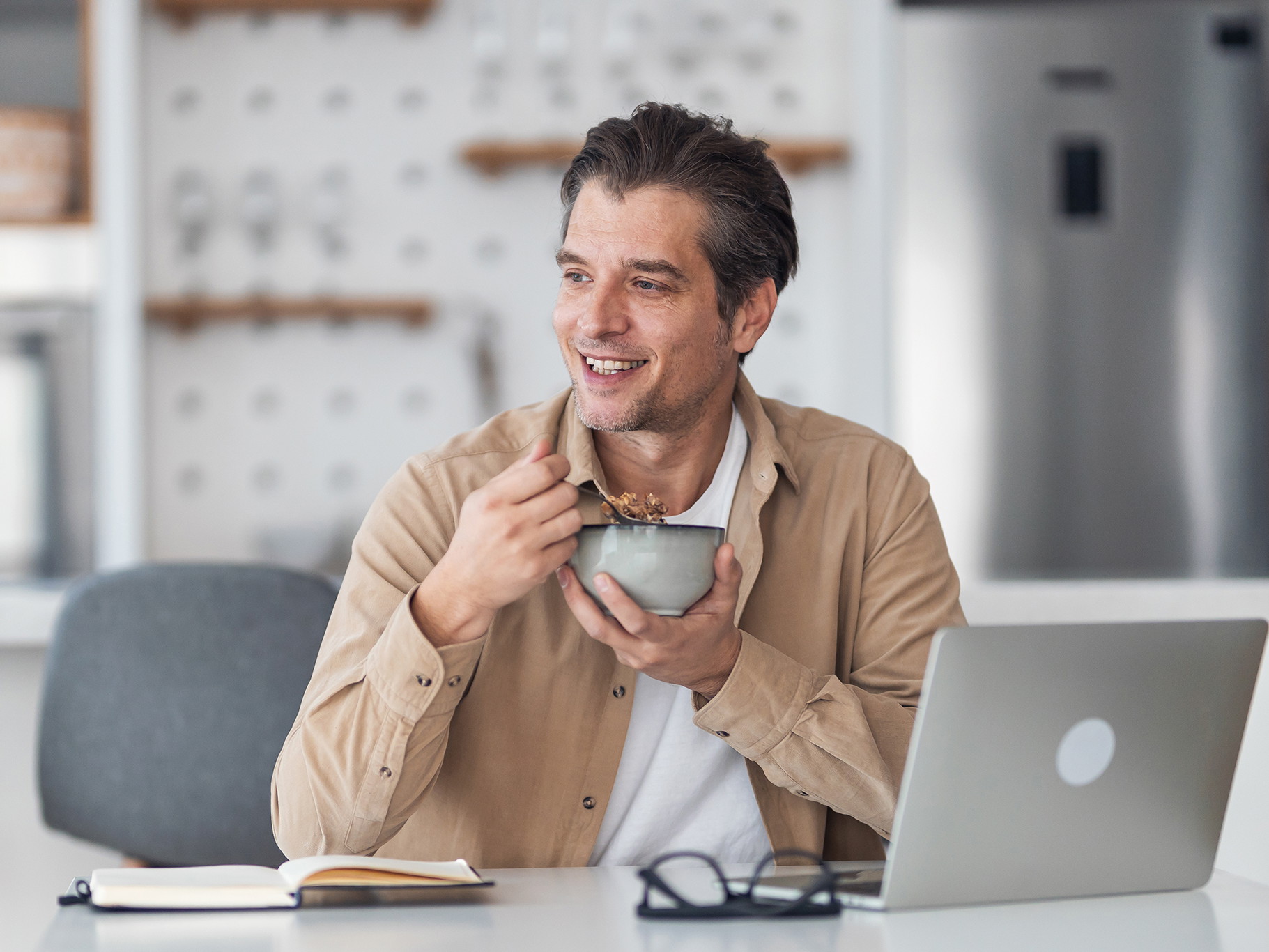 Cereal or coffee? Cereal with coffee!