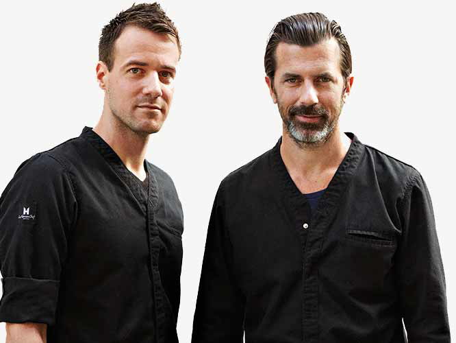Marcel Skibba, Chefkoch im »Igniv« St. Moritz mit Andreas Caminada. 