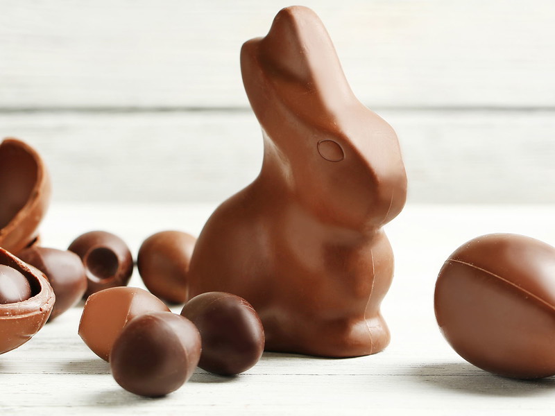 Süß in jeder Hinsicht: der Schokohase.
