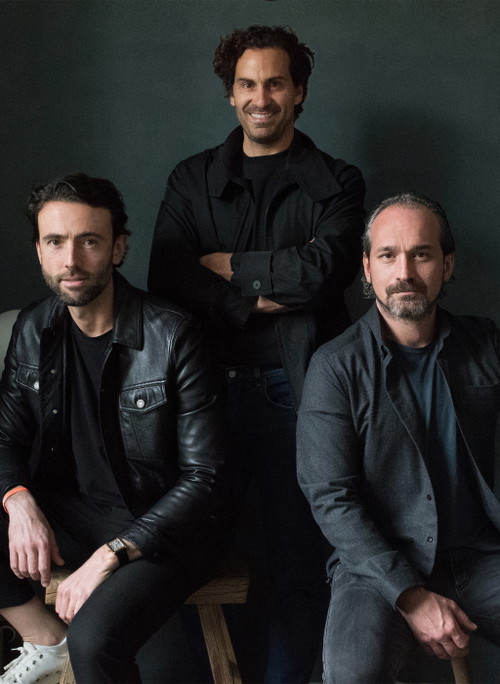 Die Gründer der Experimental Group: Olivier Bon, Romeé de Goriainoff und Pierre-Charles Cros.