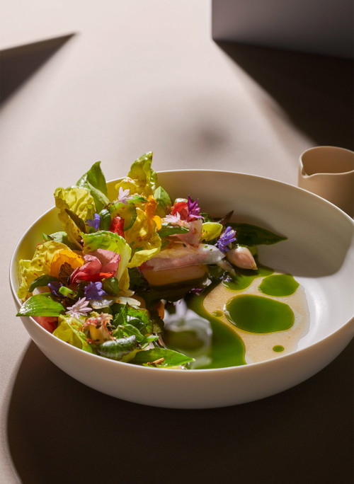 Kreation des Starchefs Heiko Nieder für das neue «blooms».