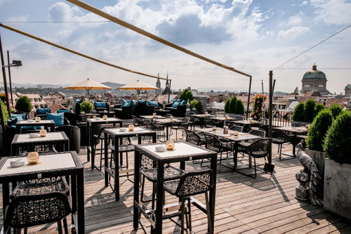 Die saisonale «Sky Terrace».