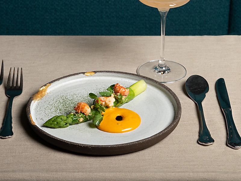 Das königliche Paar beim Dinner.