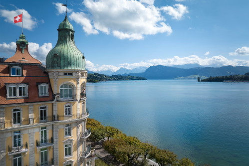 Das «Mandarin Oriental Palace, Luzern».