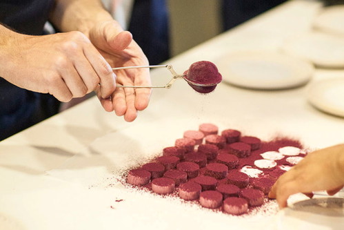 Auch bei den Desserts wird auf Produkte aus dem Meer zurückgegriffen. 