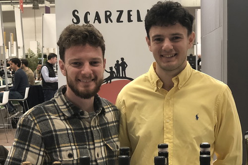 Alessandro and Eduardo Scarzella making delicious Grignolino d'Asti