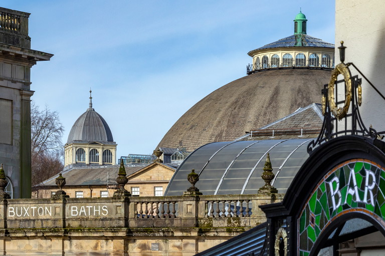 The Devonshire Dome and Baths, Buxton in Derbyshire, England.