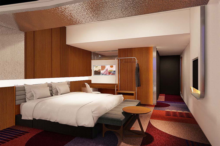 Room at the new Groove hotel, Tokyo.