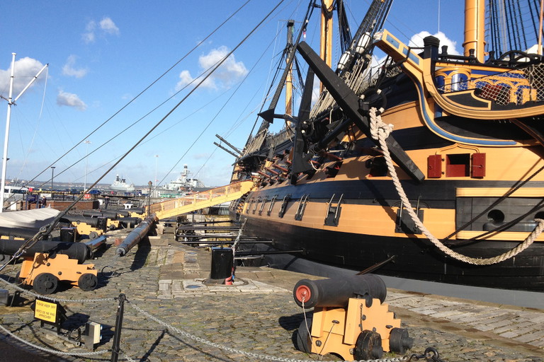 HMS Victory at Portsmouth.