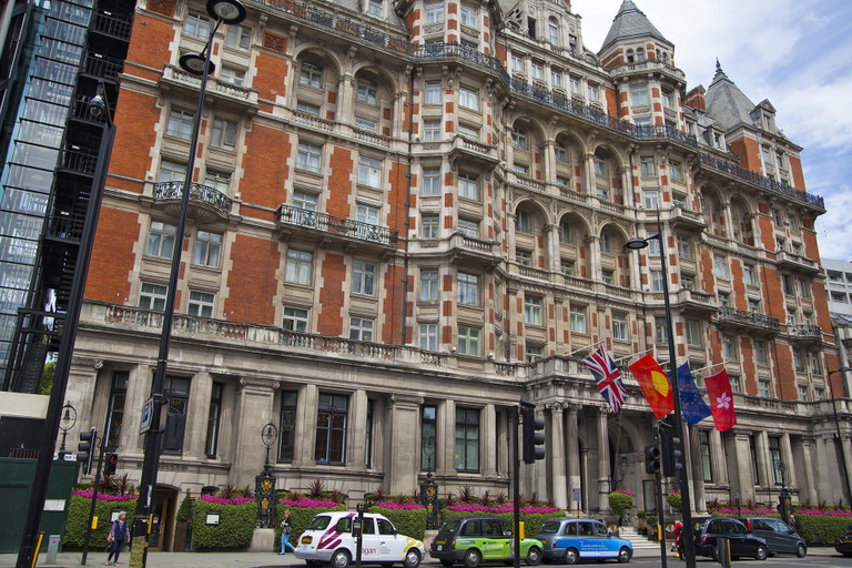 Mandarin Oriental hotel near Harrods, Knightsbridge.