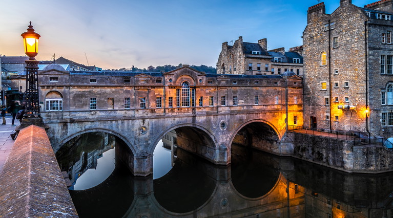 Pulteney Bridge in Bath.