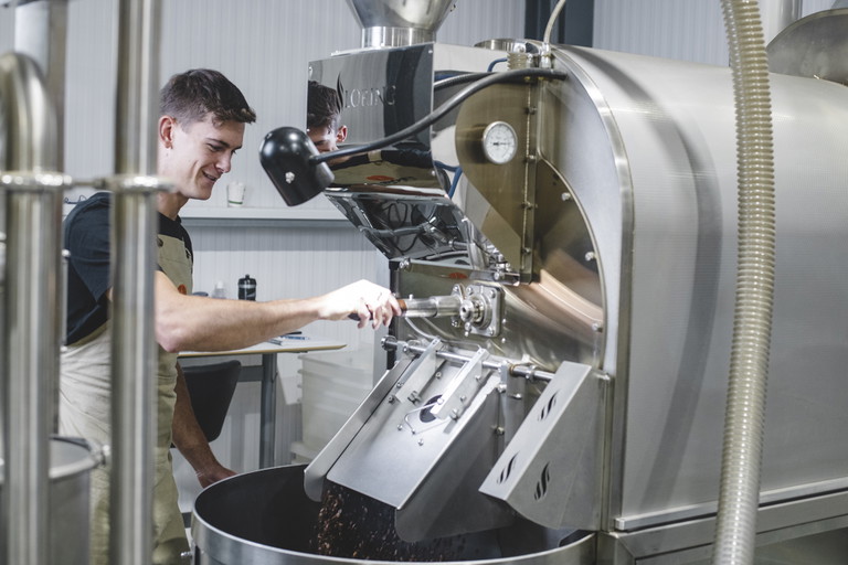 Owens Coffee roastery in Devon.