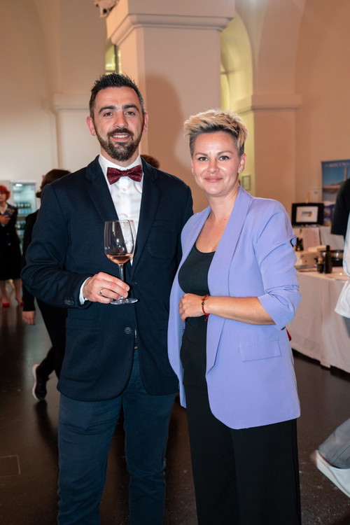Ivan Stiblik (Sommelier), Ksenija Glavina (Marketing Event Manager, Falkensteiner Hotels &amp; Residences)
