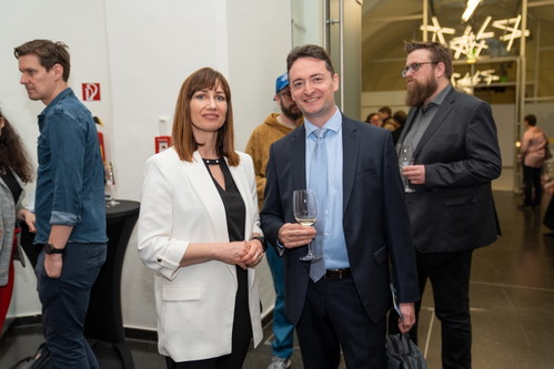 Mihaela Kadija (Direktorin, Tourismusverband der Gespanschaft Zadar), Igor Kolar (Sekretär, Botschaft der Republik Kroatien)