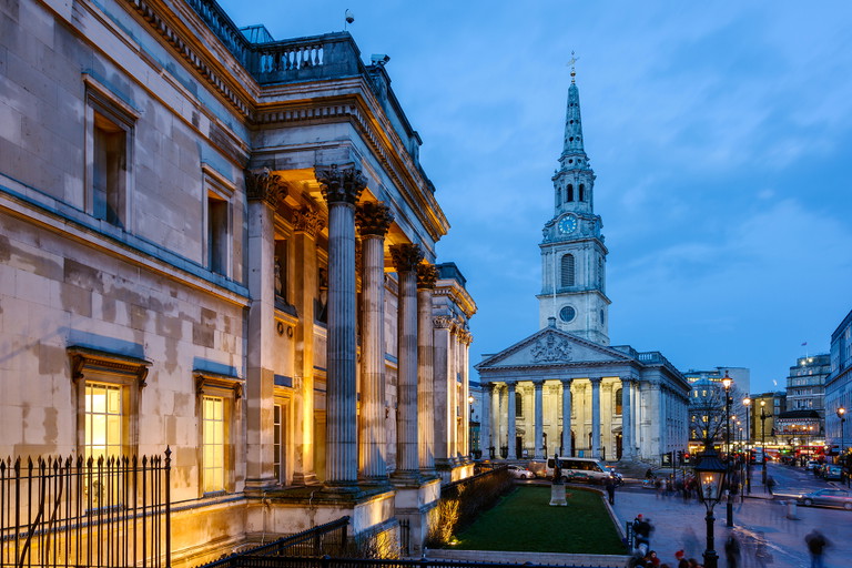 The National Portrait Gallery at St Martin's Place, London