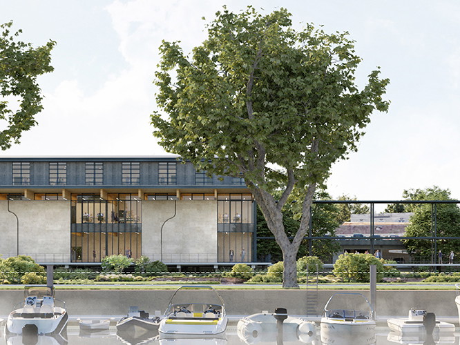 Cognacs neues Hauptquartier.