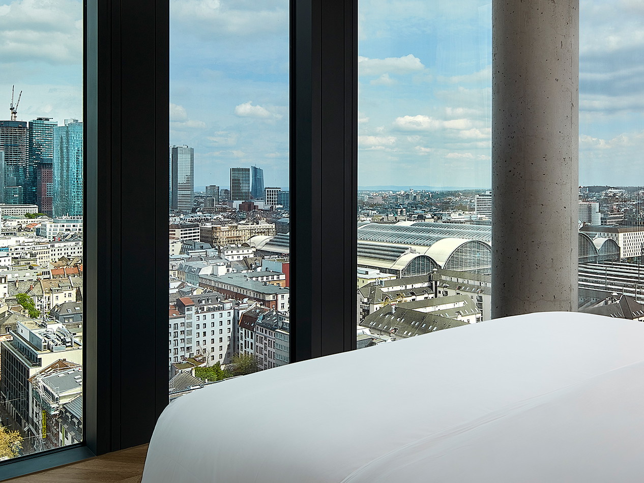 Die Skyline zu Füßen.