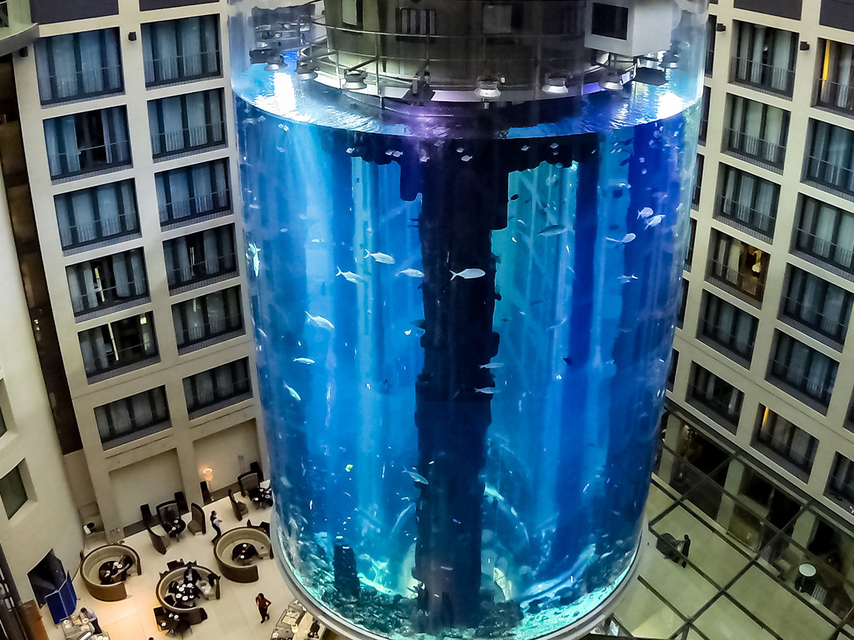 Eine Million Liter und 1500 Fische flossen bei dem Unglück in die Hotelräume und auf die Straße.
