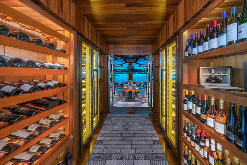 Anantara Kihavah wine cellar