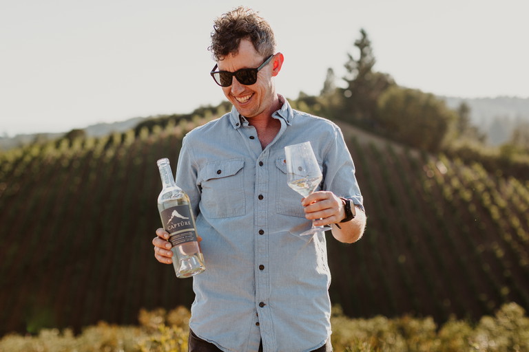 Sam Teakle, winemaker at Câpture Wines.