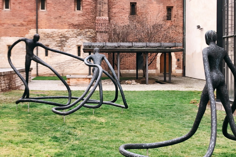 Sculpture garde at Convent of St Agnes of Bohemia Prague