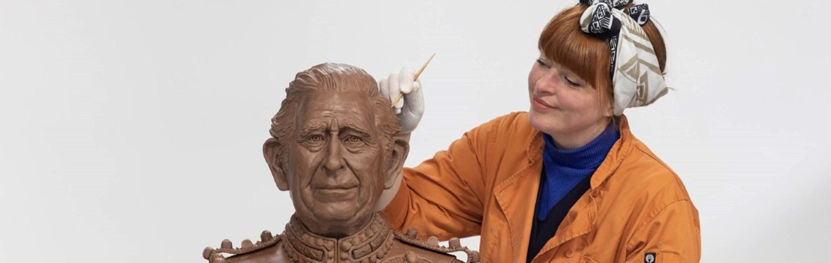 Artist creates chocolate bust of Charles – Celebrations style! - Falstaff