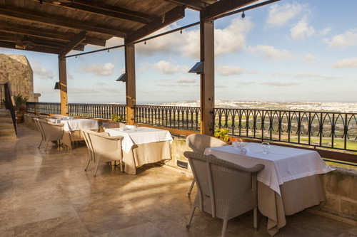Aussicht vom Restaurant »De Mondion«.