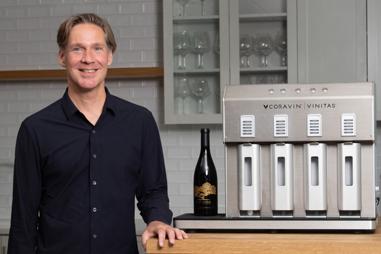 Greg Lambrecht, Coravin founder and inventor.
