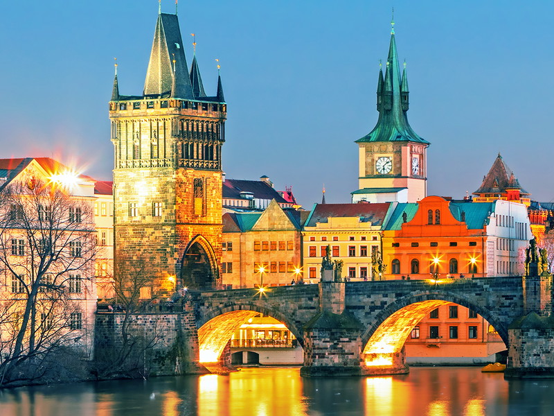 Prague old town and  Charles bridge