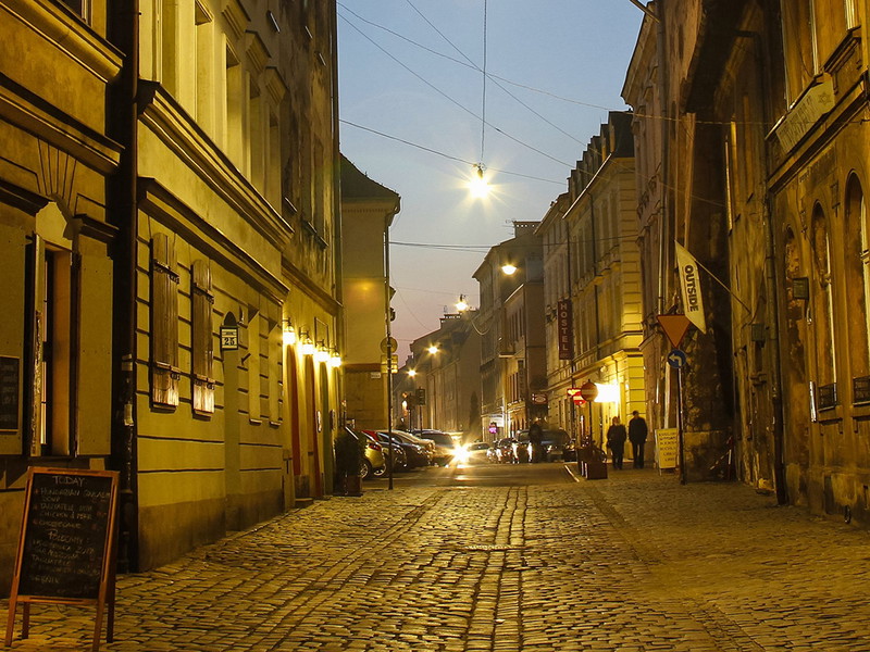 Jozefa Street, Krakow, Poland