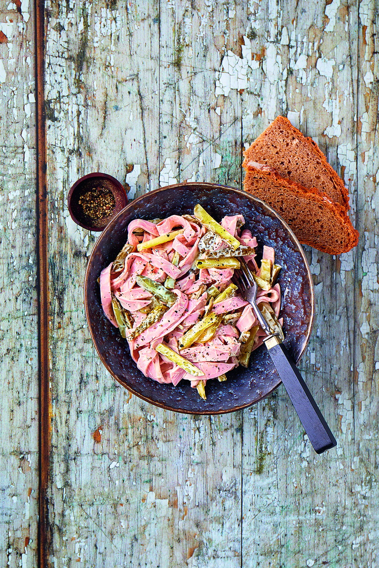Veganer Fleischsalat