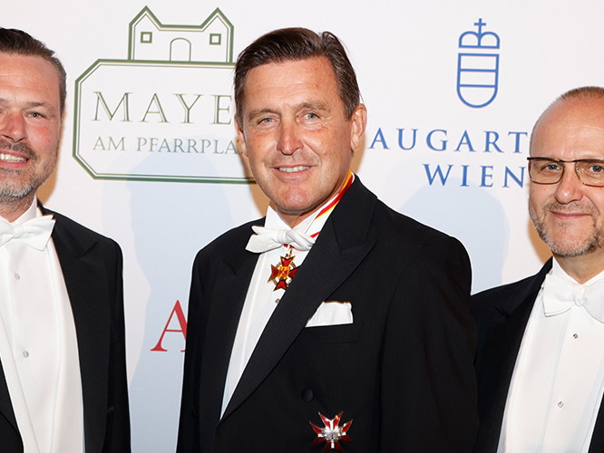 Gerhard J. Lobner, Wirtschaftsstadtrat Peter Hanke und Norbert Kettner.