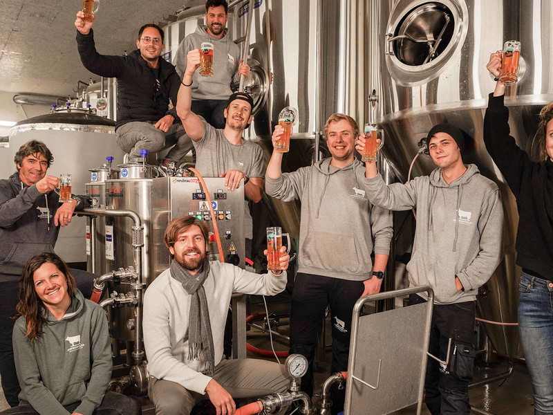 Das Team der Simmentaler Braumanufaktur.
