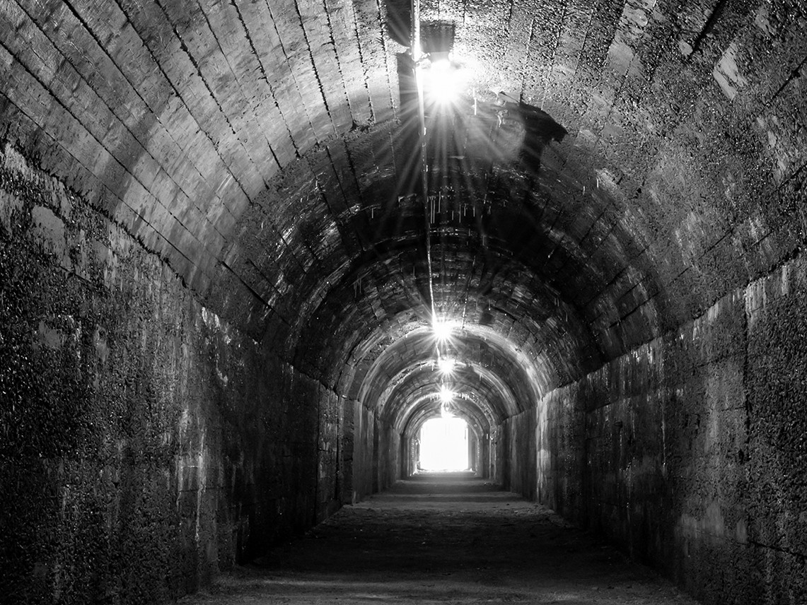 Nuclear bunkers were built during the Cold War