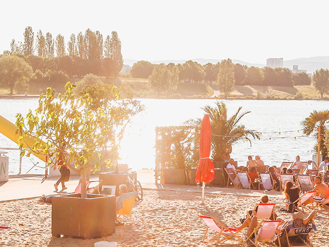 Strandfeeling mitten in Wien! 