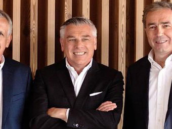 FMTG Management Board – v. links n. rechts: Andreas Falkensteiner, Erich Falkensteiner, Otmar Michaeler.