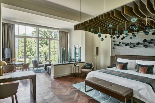 Die neu gestalteten Zimmer des «Grand Hotel Hof Ragaz».