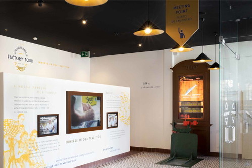 Der Eingangbereich des Museums von Pinhais in Matosinhos.
