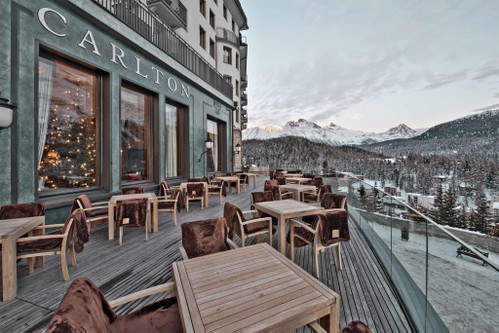 Das «Carlton Hotel» in St. Moritz.